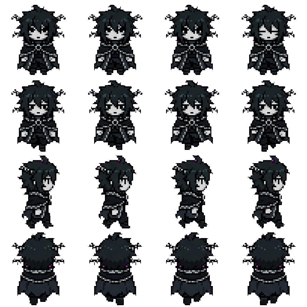 Two time movement sprite