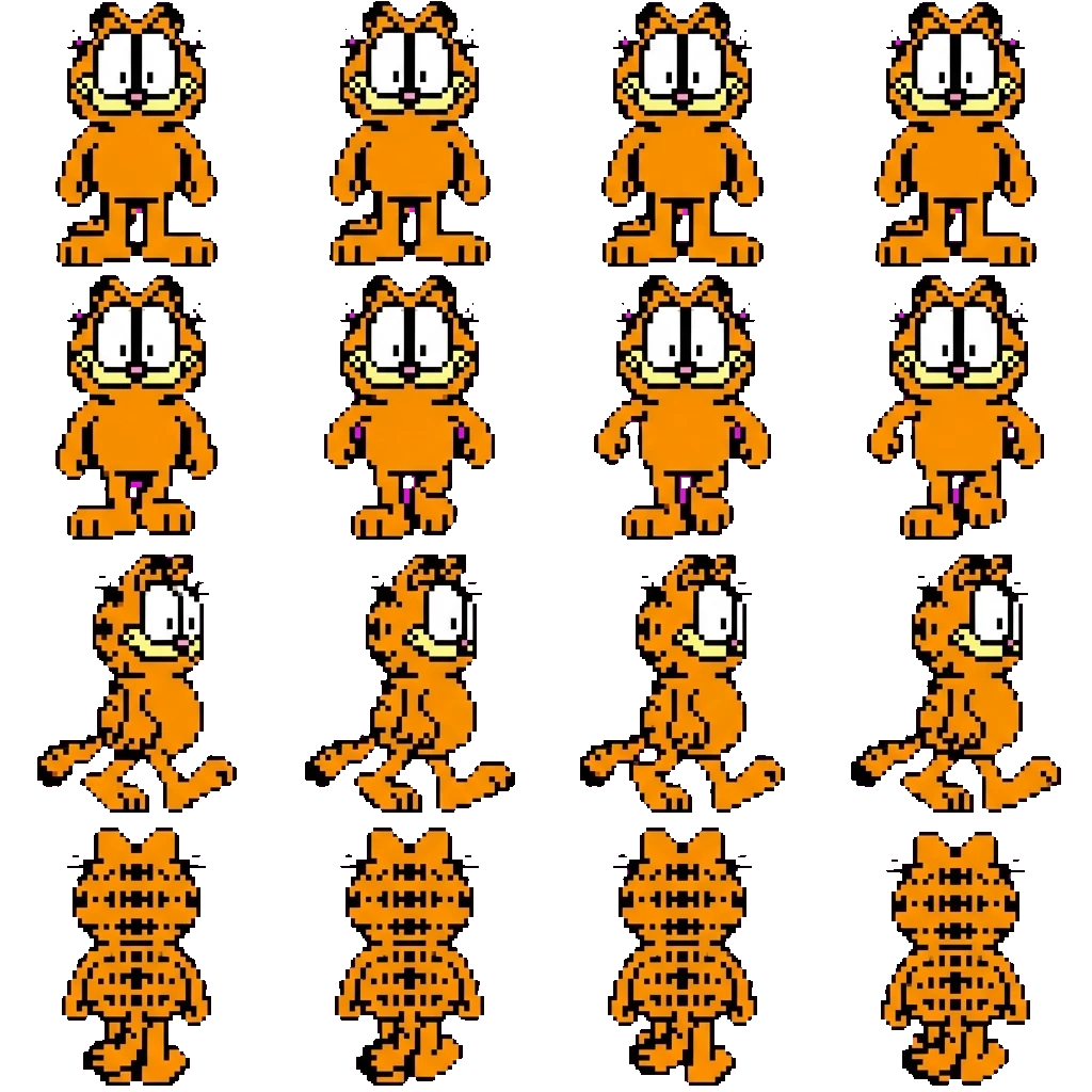 garfield movement sprite