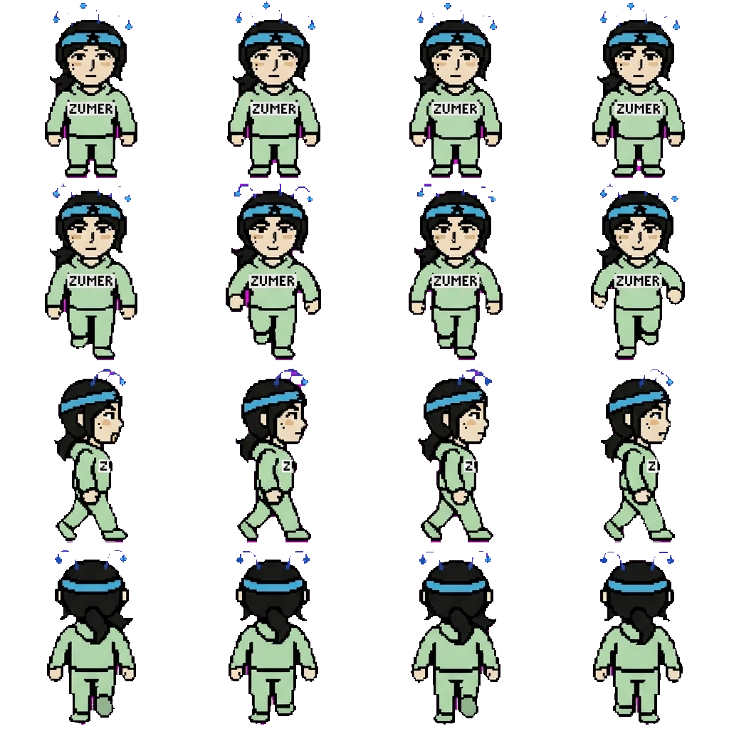 Zumer movement sprite