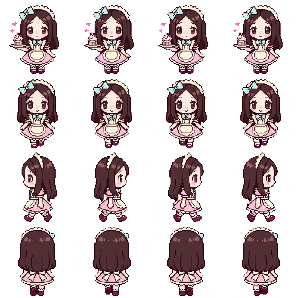 Chloe movement sprite