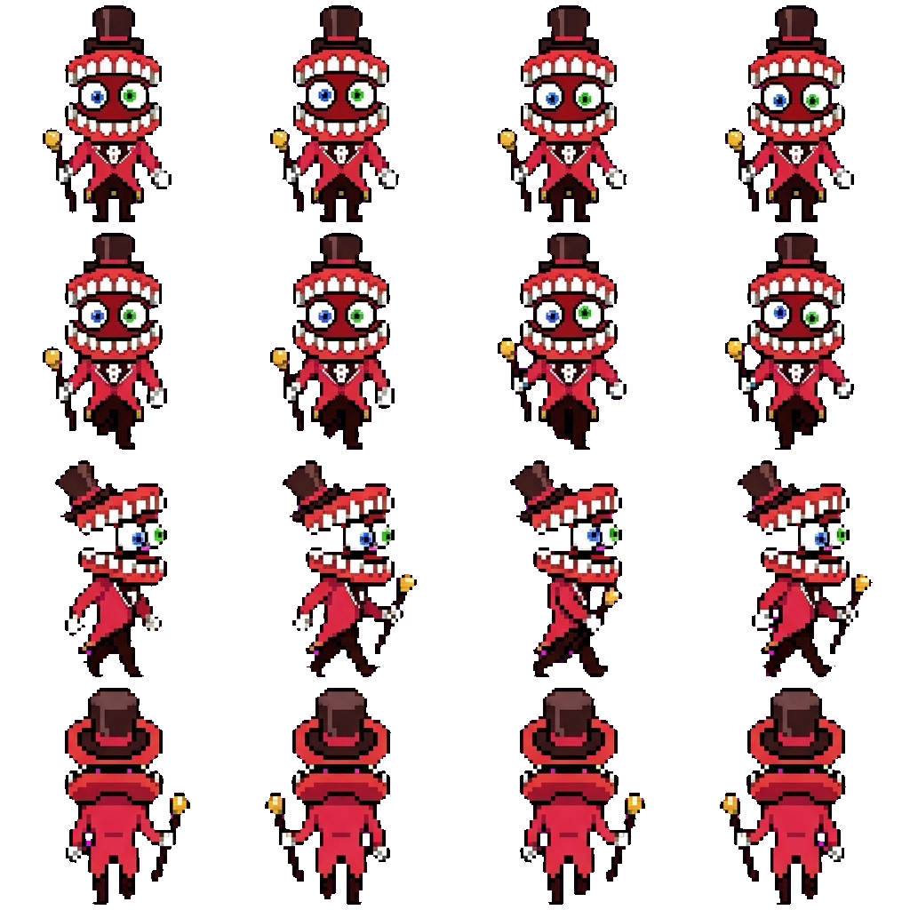 Caine movement sprite