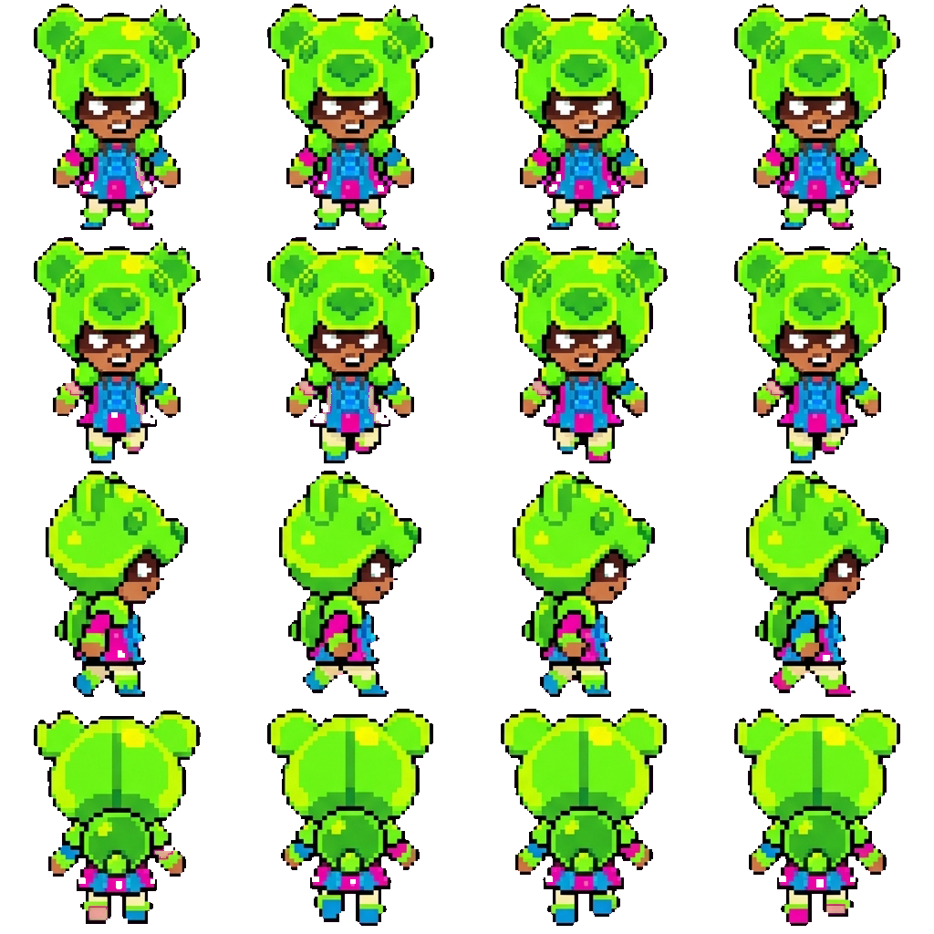 Gummebear Nita movement sprite