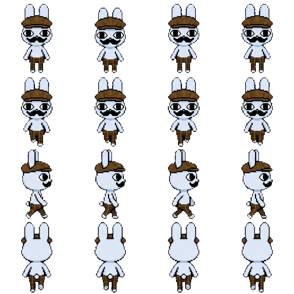 Barney movement sprite