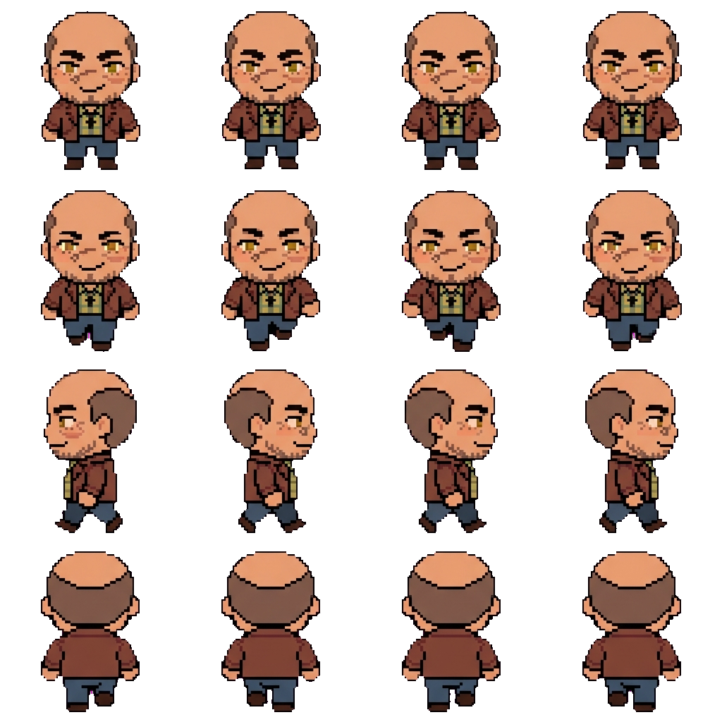 Steve movement sprite