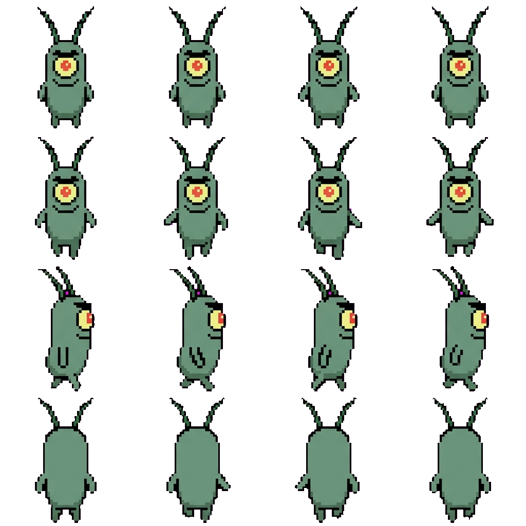 Plankton movement sprite