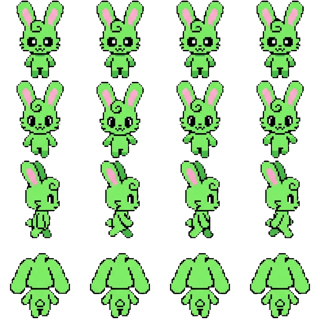 Hoppy Hopscotch movement sprite