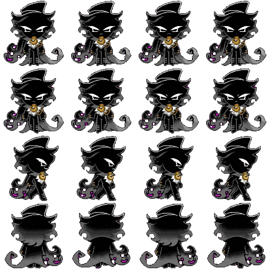 Time Shadow Cookie movement sprite