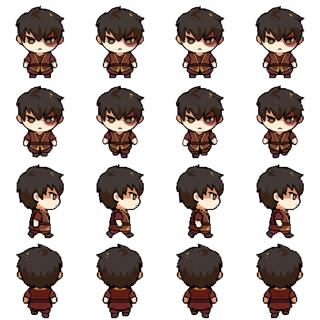 Zuko movement sprite