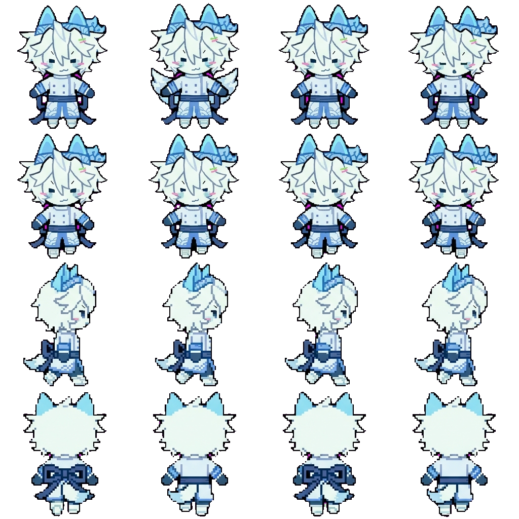 Slingshot movement sprite