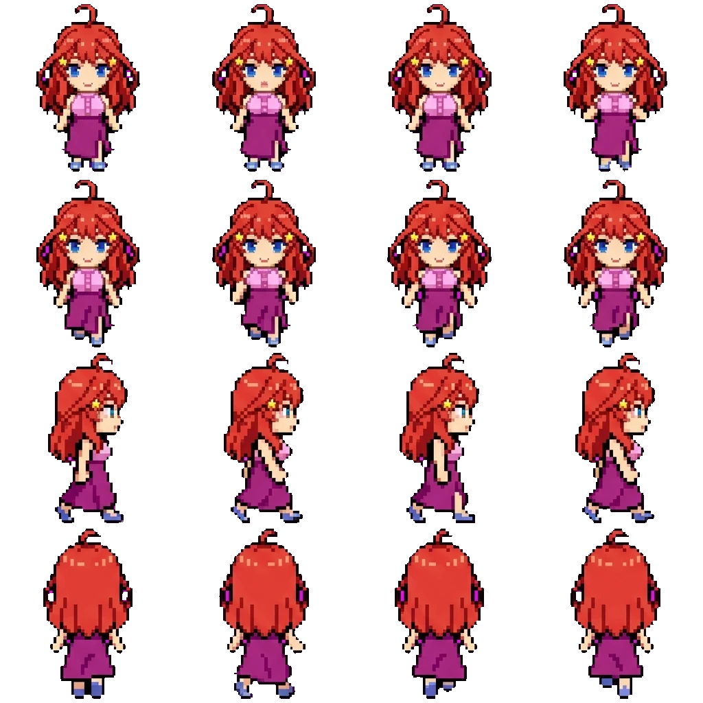 Itsuki Nakano movement sprite