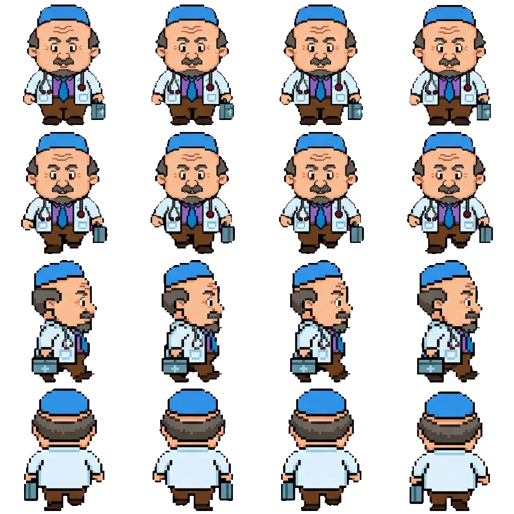 Dr. Sweettooth movement sprite