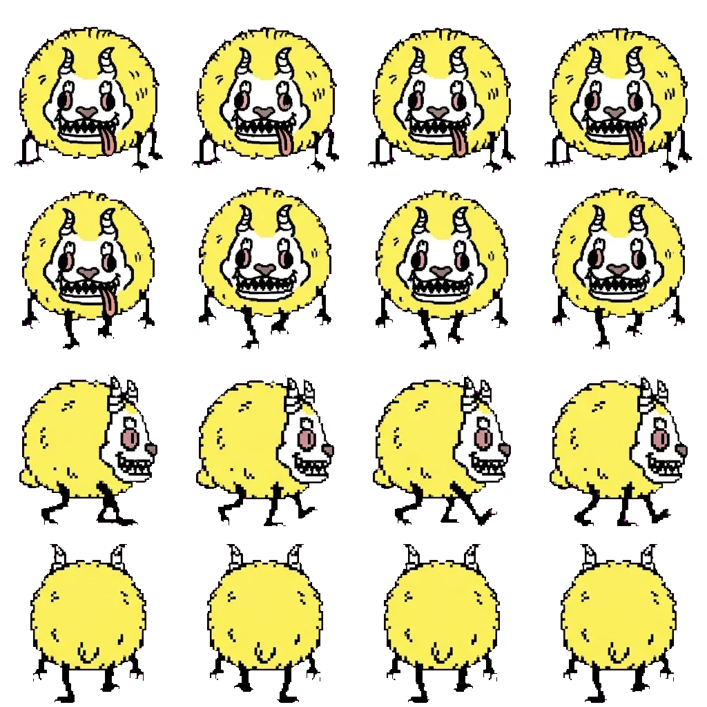 Dekatsuyo movement sprite