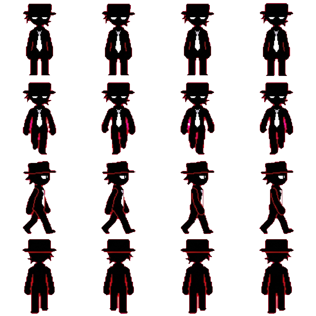 Black movement sprite