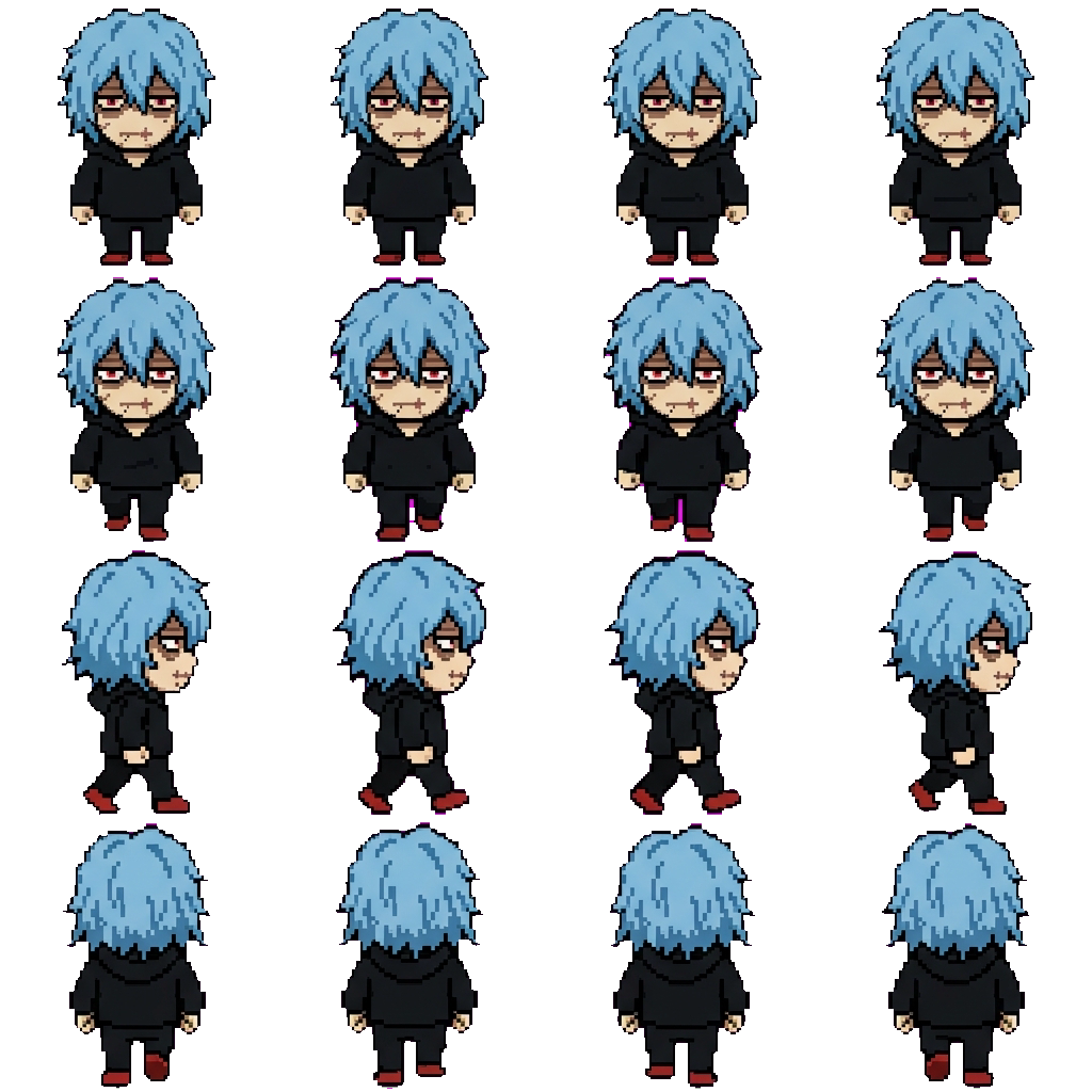 Shigaraki Tomura movement sprite