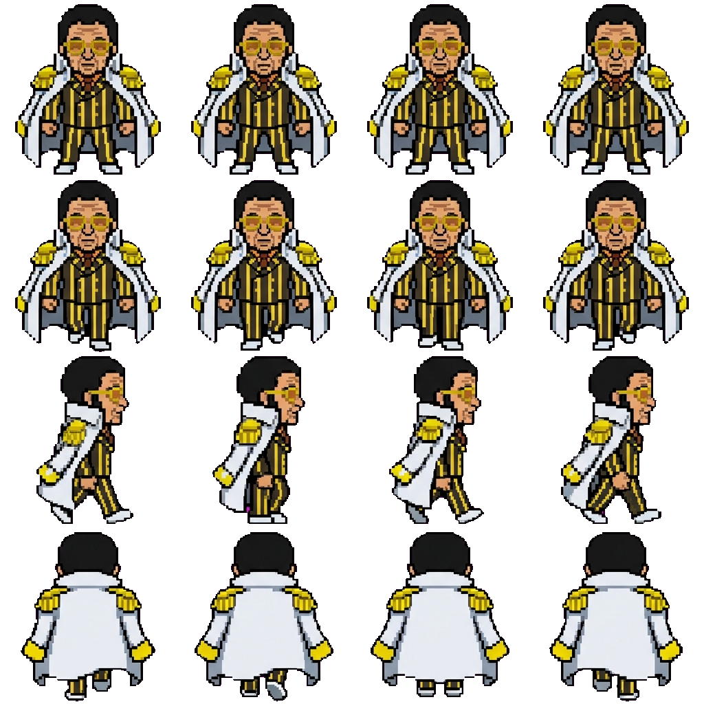 Borsalino Kizaru movement sprite