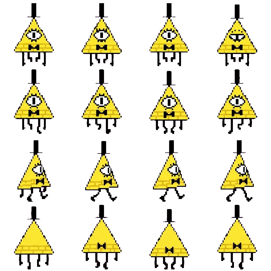 Bill Cipher movement sprite