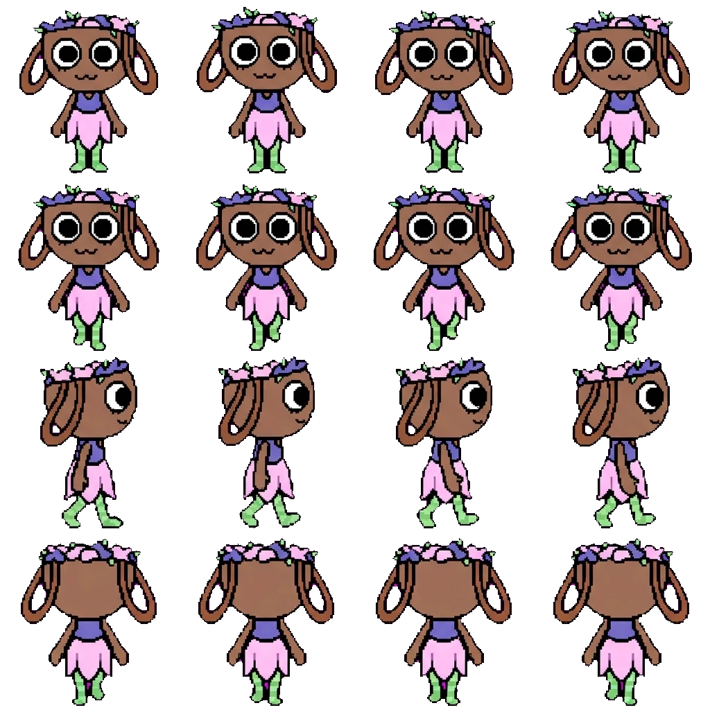 Bassie movement sprite