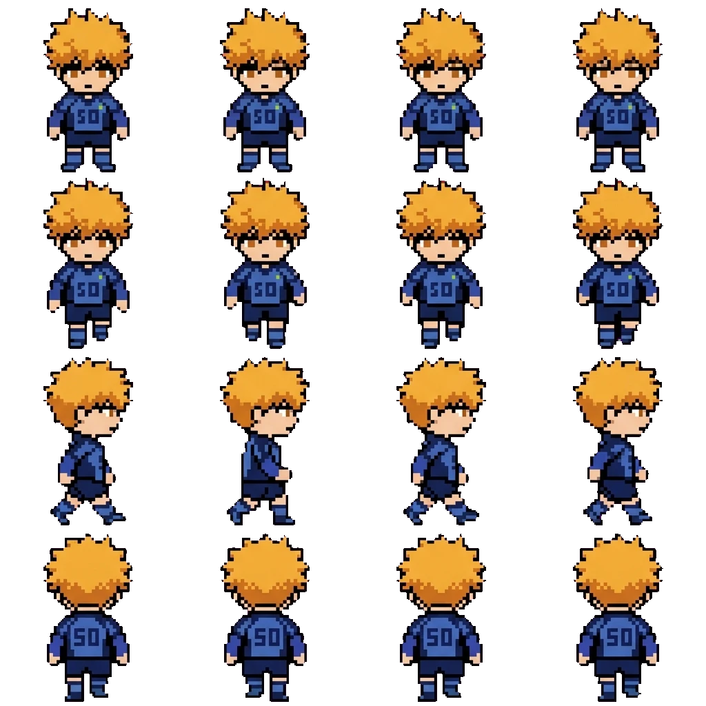 Ренсукэ Кунигами movement sprite