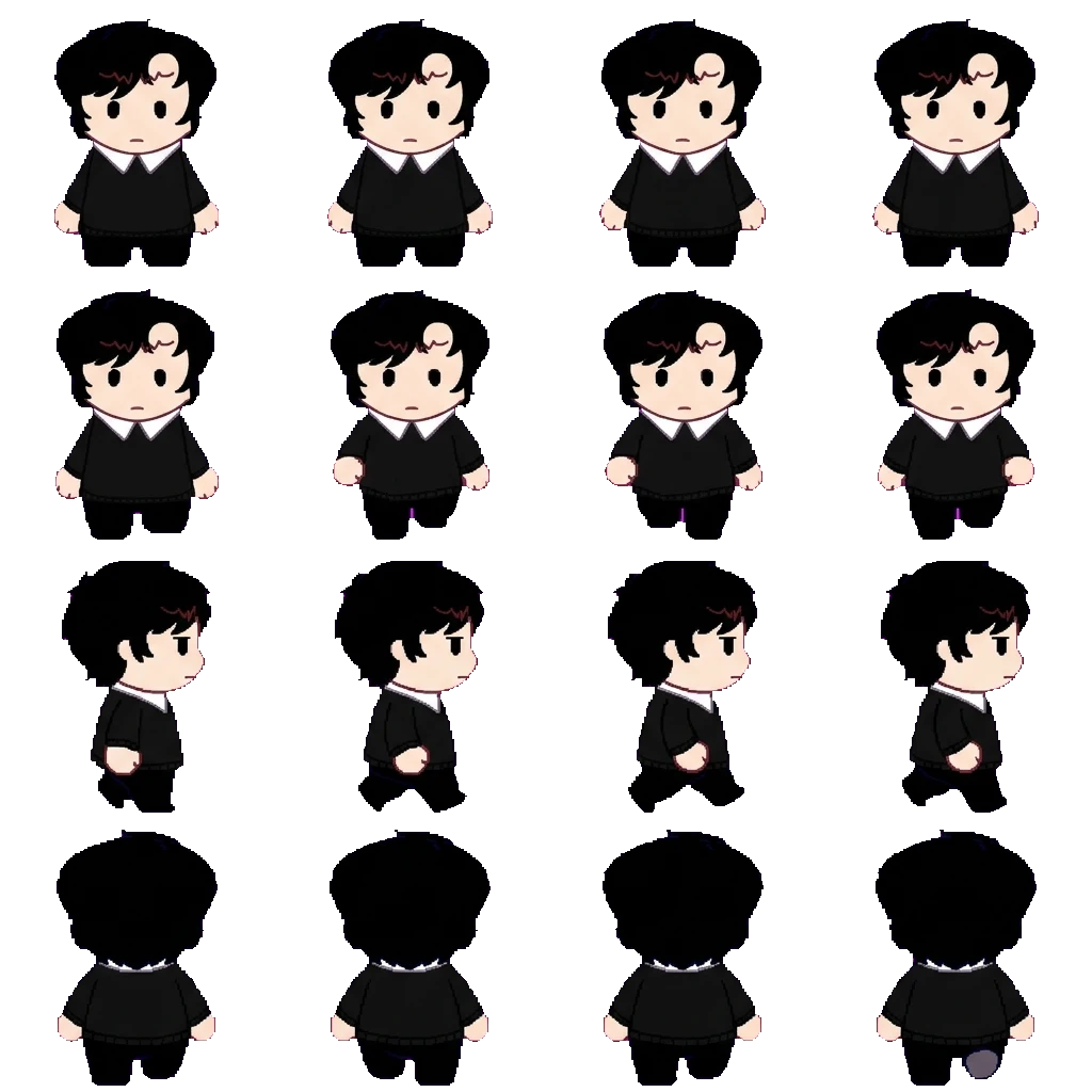 Damien movement sprite