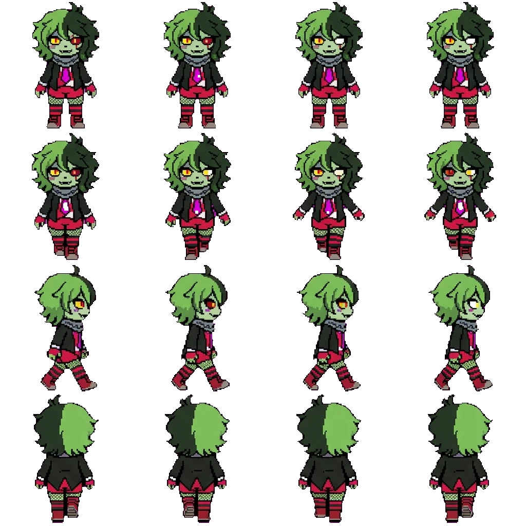 Ginger movement sprite