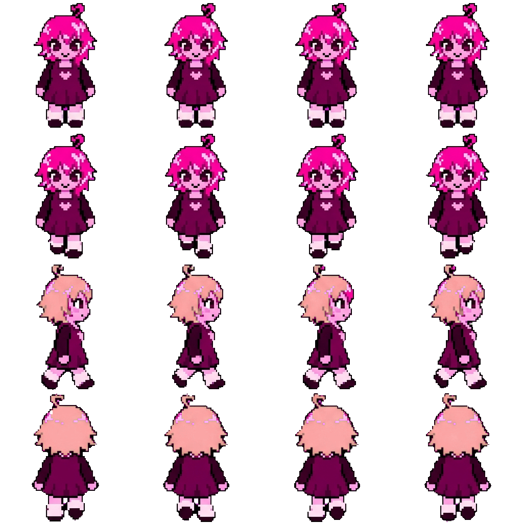 Pink movement sprite