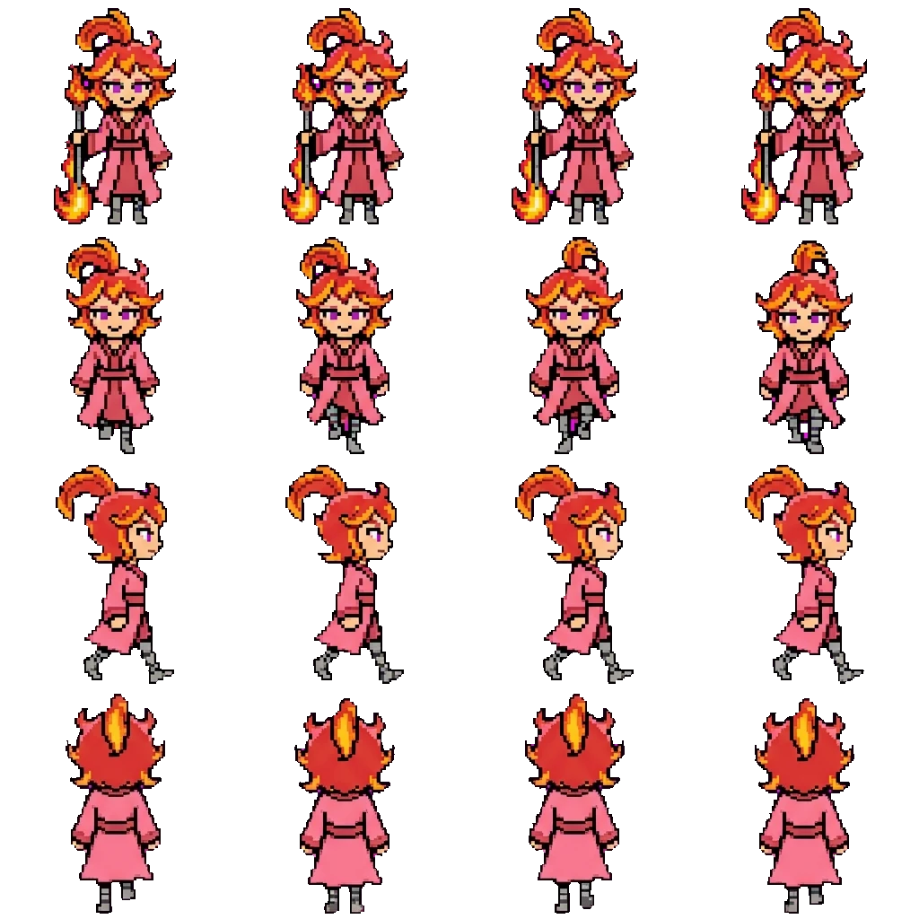 Mr.Fenix movement sprite