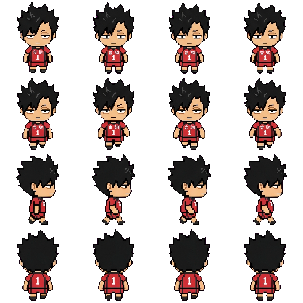 Kuroo tetsuro movement sprite