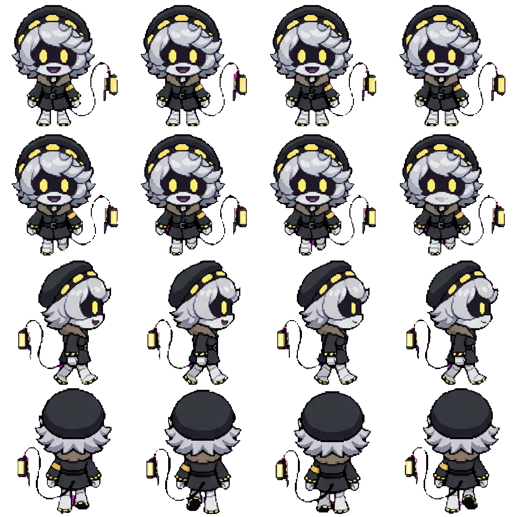 N movement sprite