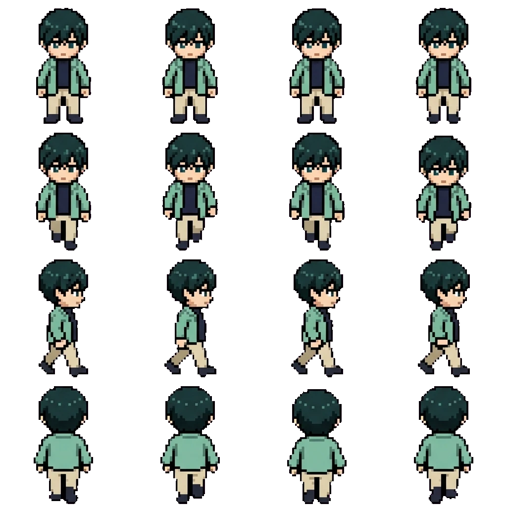 Rin Itoshi movement sprite