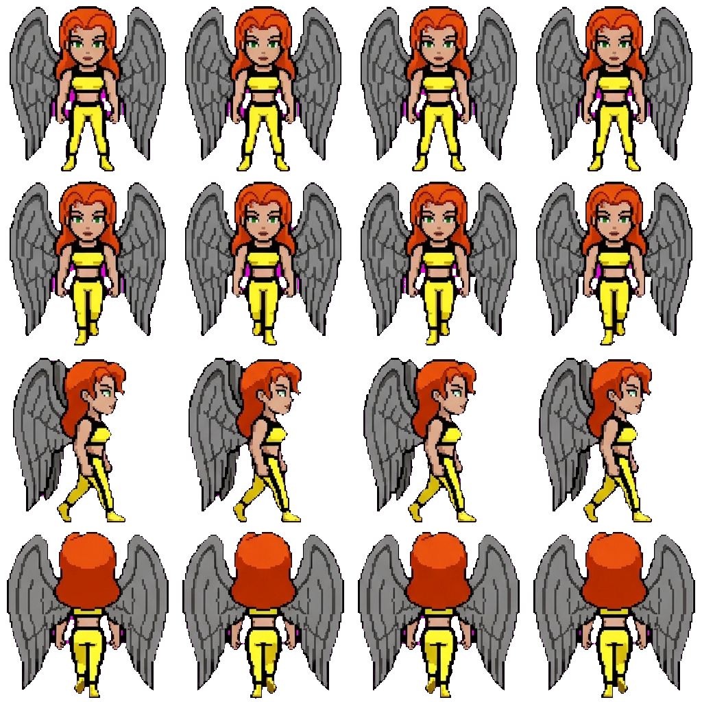 Shayera Hol movement sprite