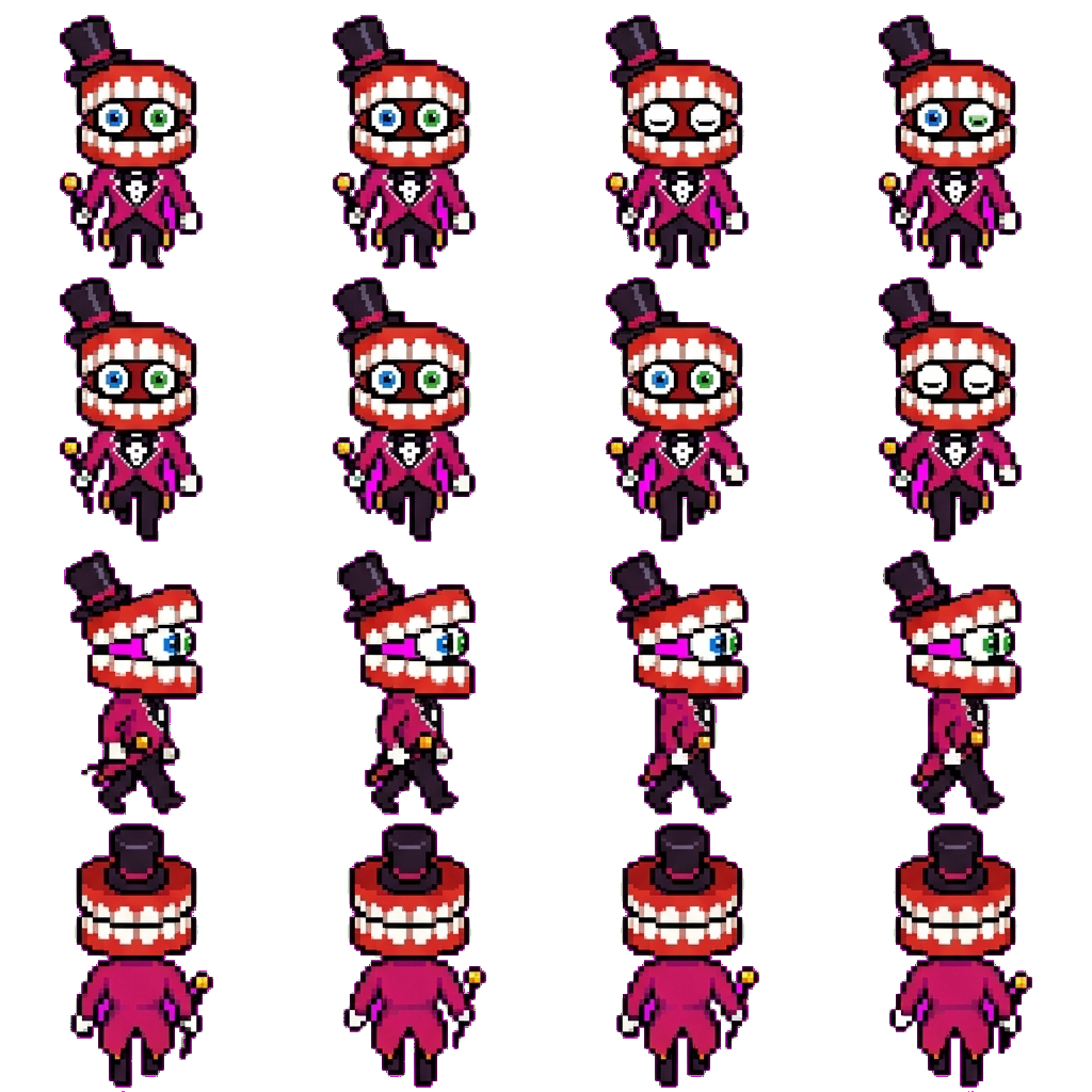Caine movement sprite