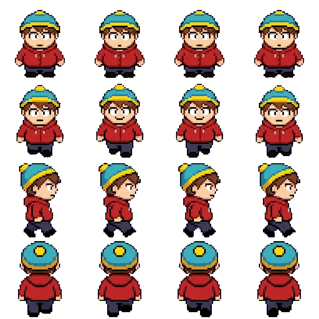 Eric Cartman movement sprite