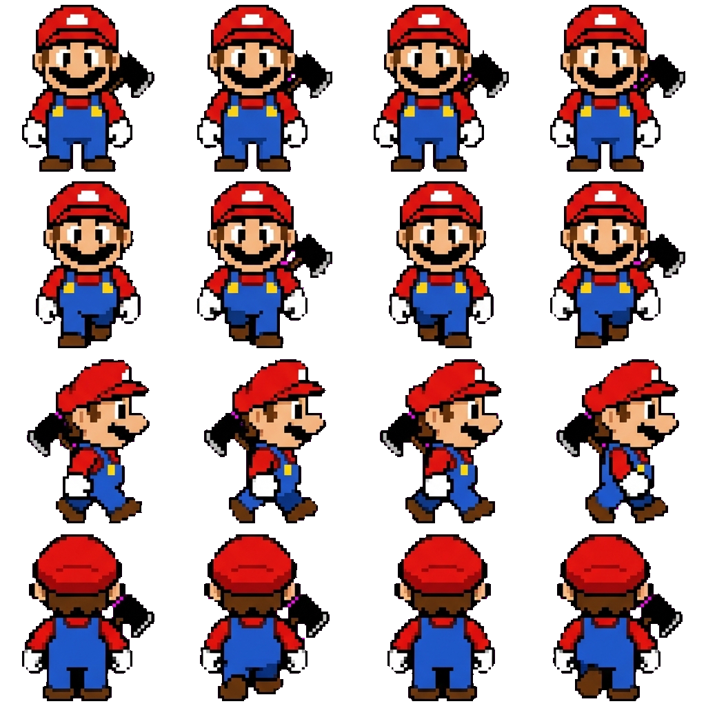Mario movement sprite