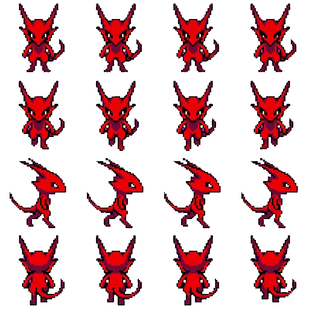 Answer movement sprite