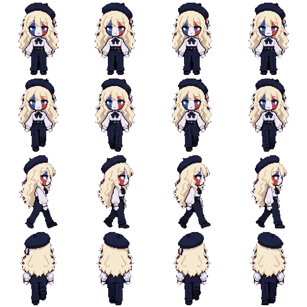 France movement sprite