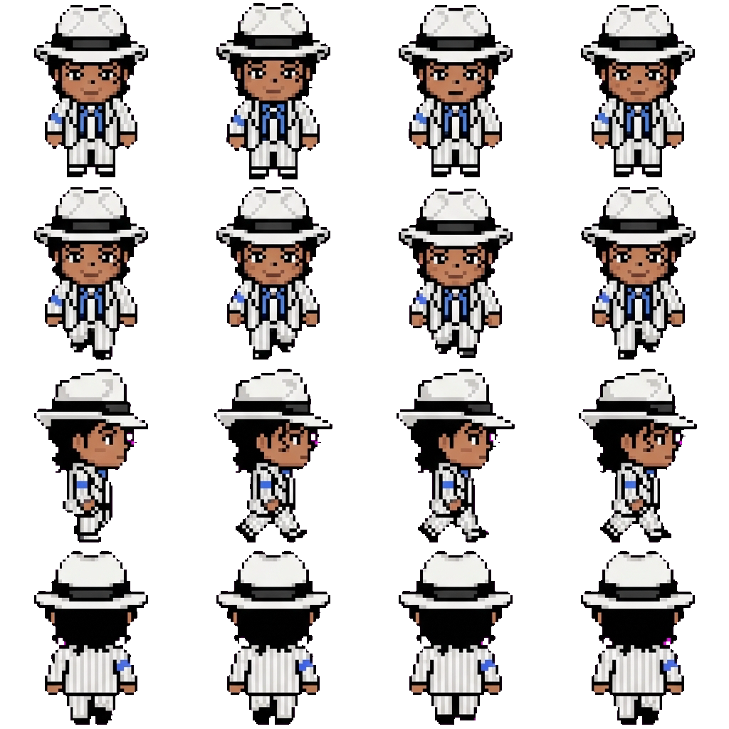 Micheal jackson movement sprite