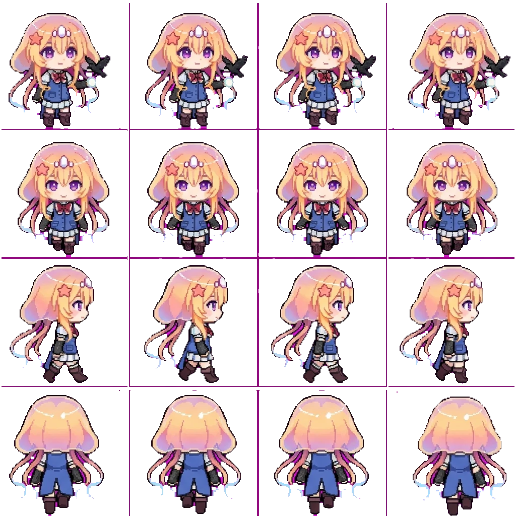 Yoppuri Reine movement sprite