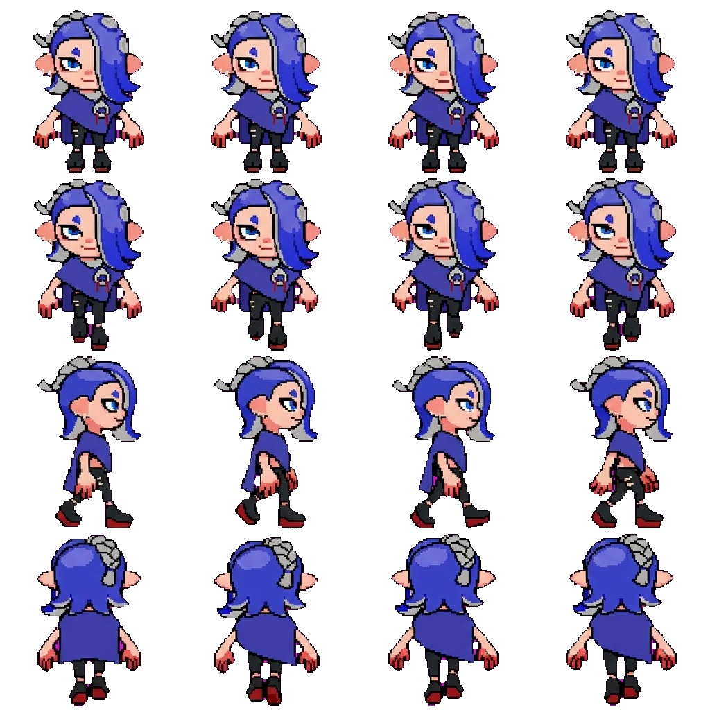 Shiver movement sprite