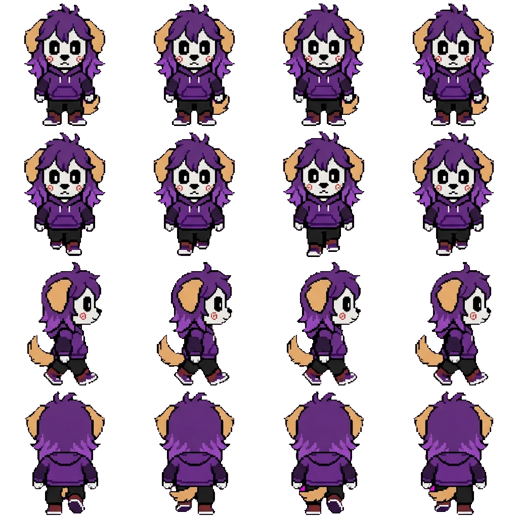 Sketch movement sprite