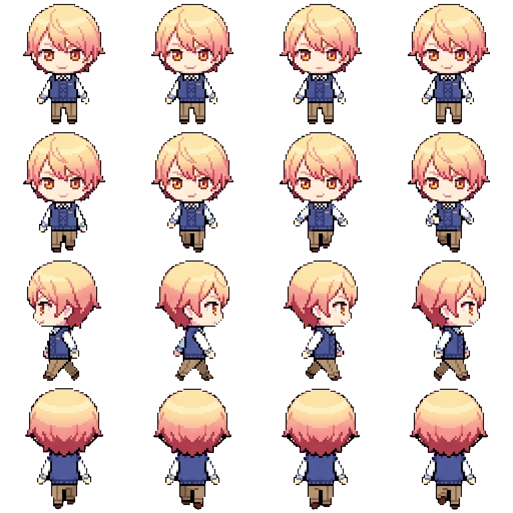 Tsukasa Tenma movement sprite