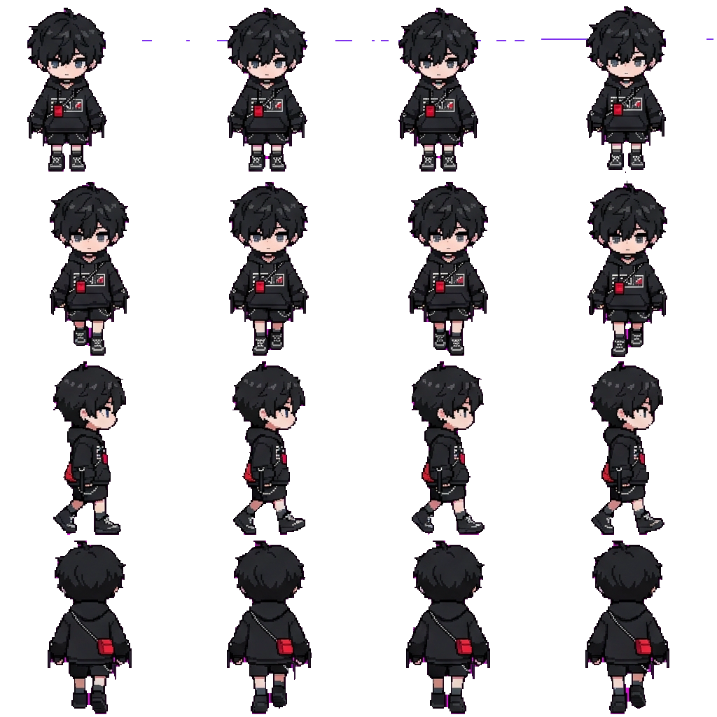 Akira movement sprite
