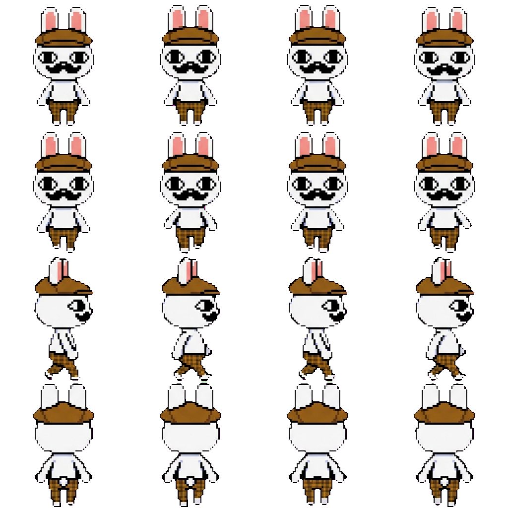 Barney movement sprite