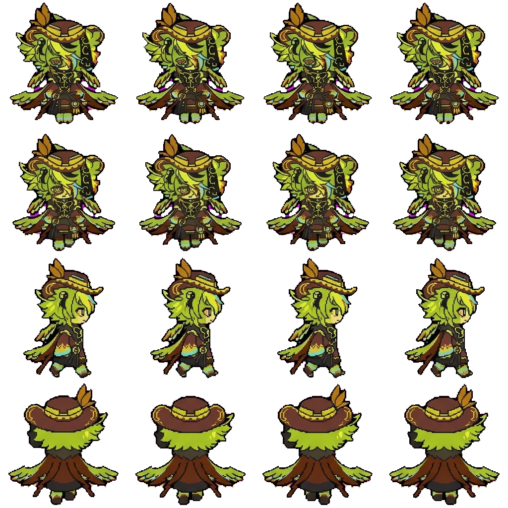 Parrot movement sprite