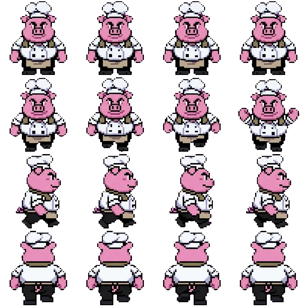 Pigsy movement sprite