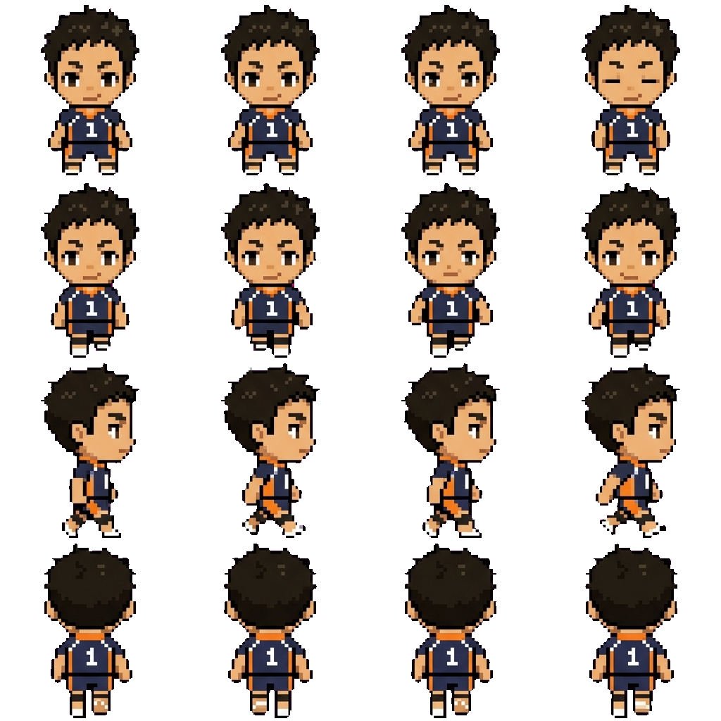 Daichi Sawamura movement sprite