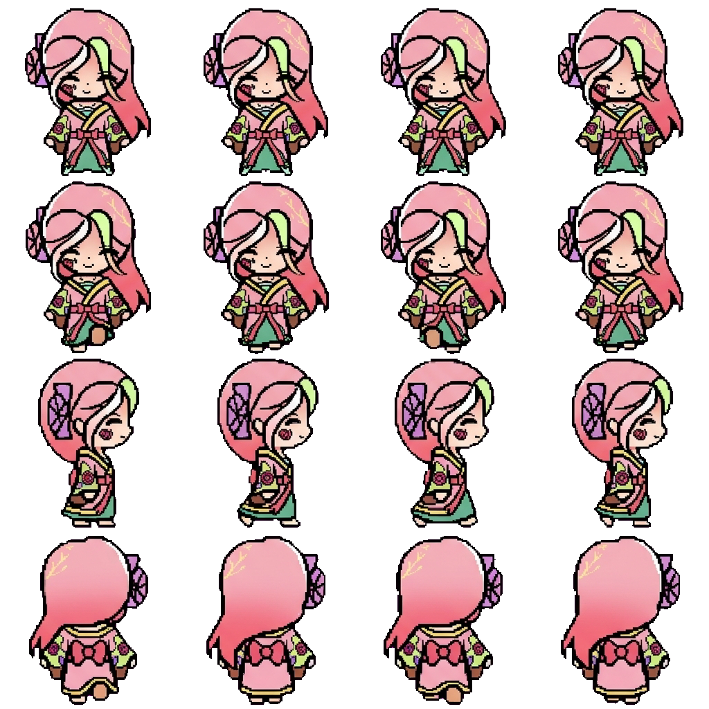 Nanami Dou movement sprite