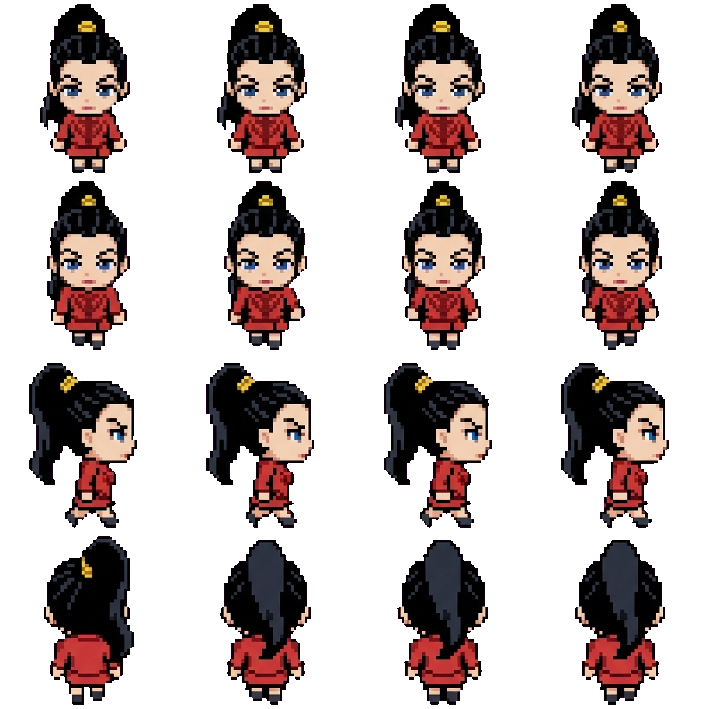 Scarlet Valentine Steel Ball Run movement sprite