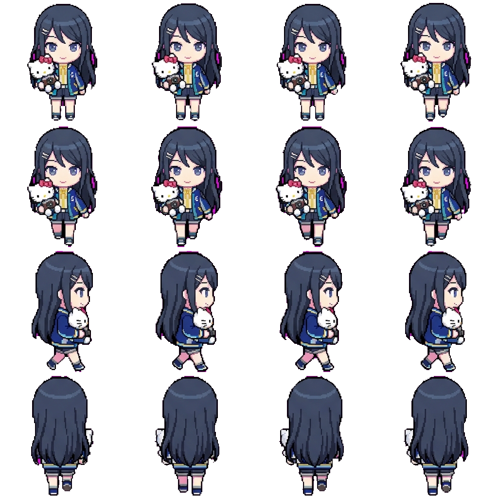 Ichika movement sprite