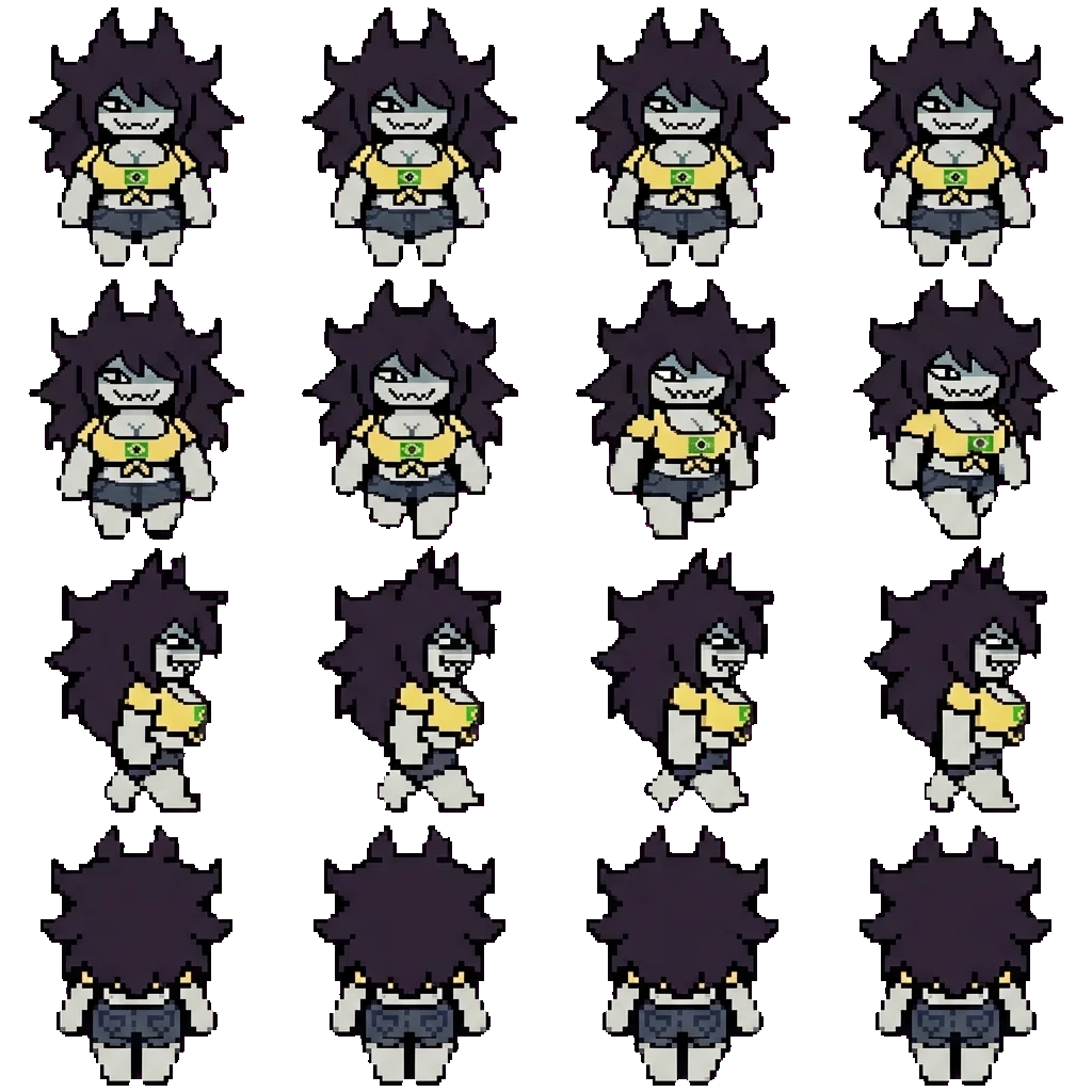 Miss CIRCLE movement sprite