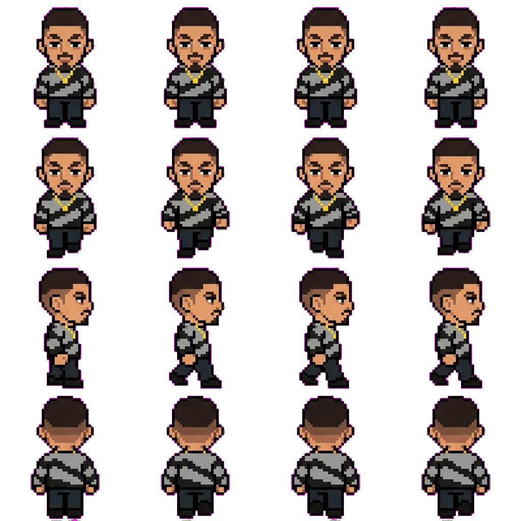Amine movement sprite